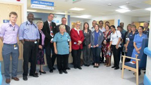 Dame Julie Moore and the AMU team