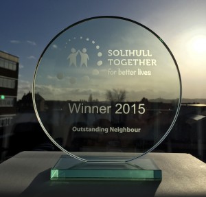 Outstanding neighbour award